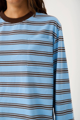 HARLEY LONG SLEEVE – TRUFFLE / ICE STRIPE