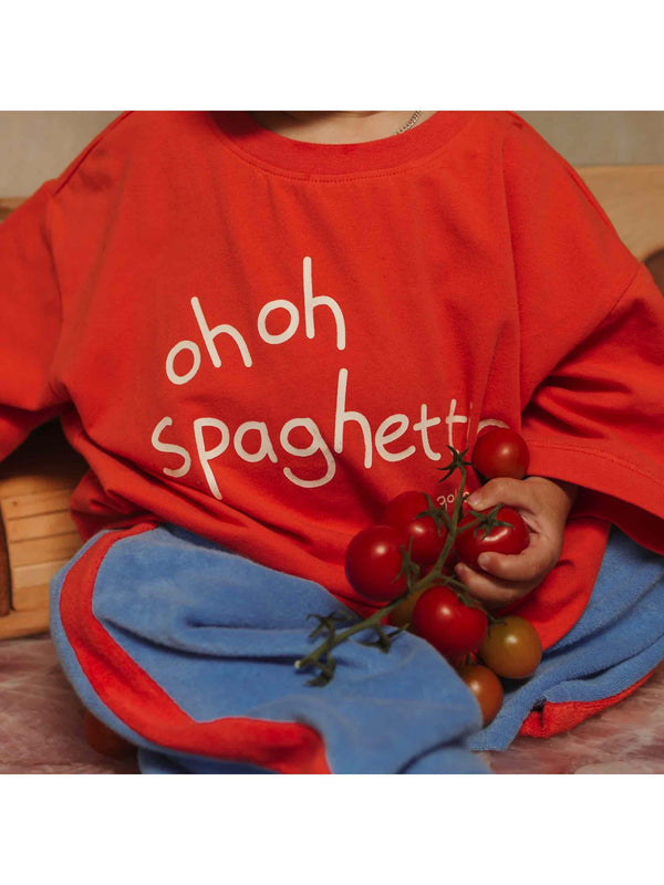 Spaghetti-O Mid Sleeve Tee Tomato