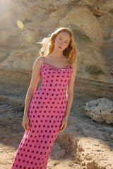 Posey Dress - Orchid Dot
