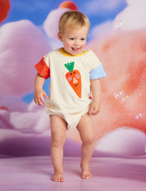 Pocket Patch Terry Short Sleeve Bodysuit