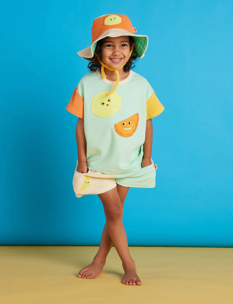 Peel Party Terry Kids Bucket Hat