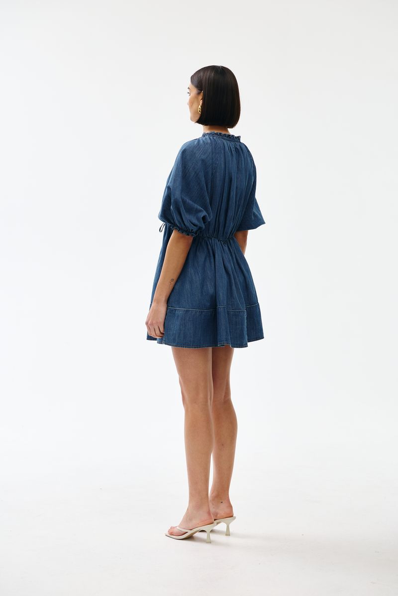 Pia Mini Dress - Denim