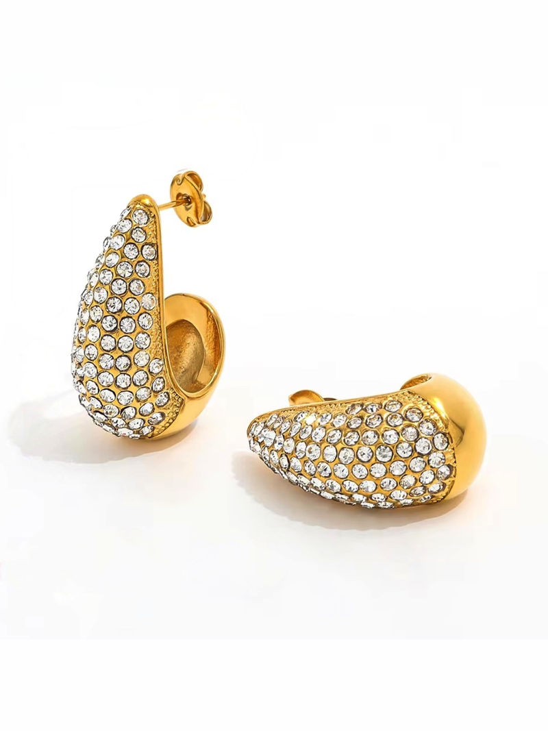 Waterdrop Stud Earrings