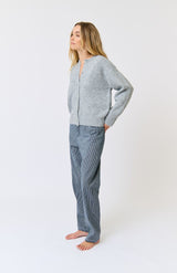 Aurora Knit Cardi - Grey Marle