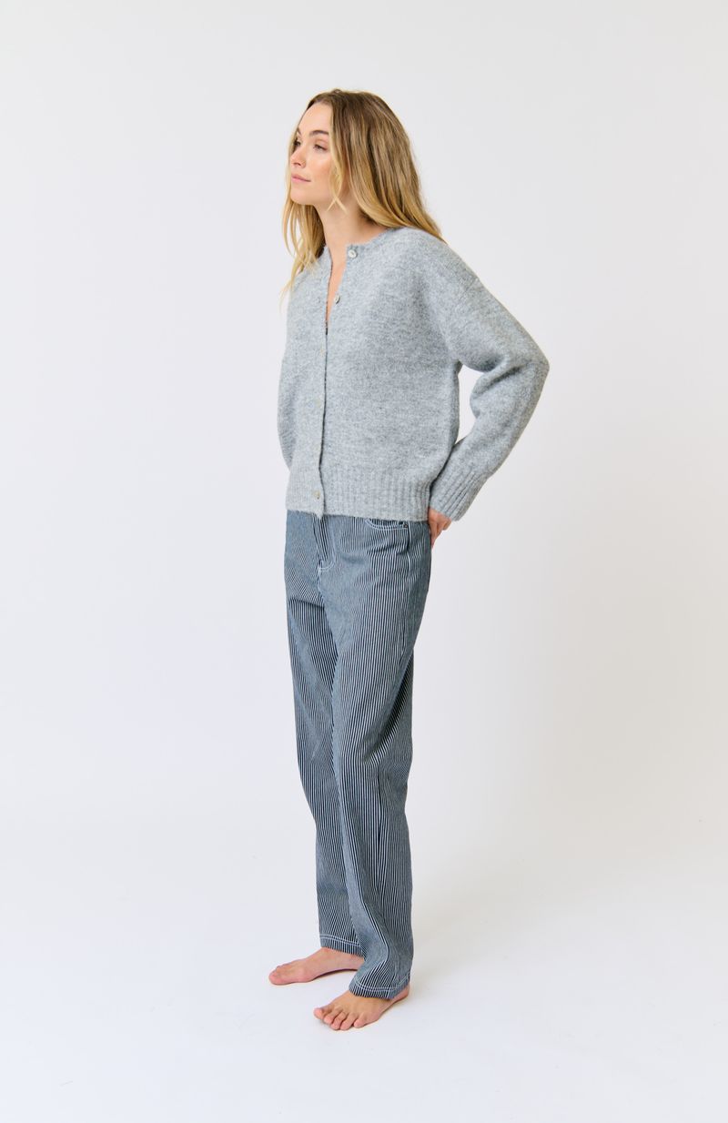 Aurora Knit Cardi - Grey Marle