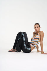 BOXER PANT - BLACK / BLUE