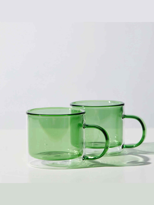 DOUBLE TROUBLE CUP SET IN GREEN