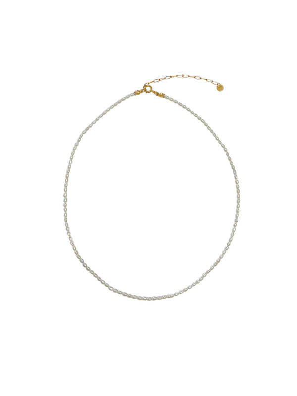 Juliet Baby Pearl Choker - Gold