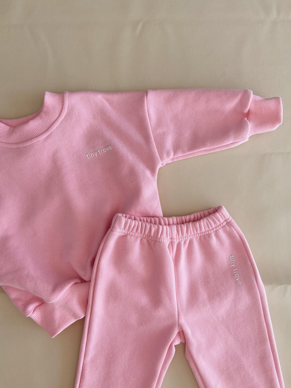 Woodie Logo Tracksuit - Flamingo
