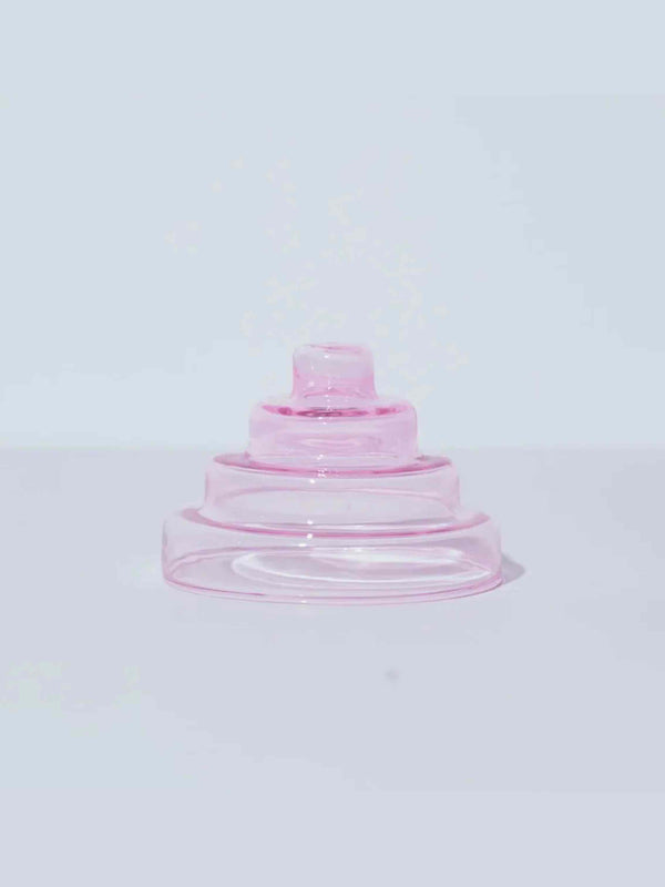 PYRAMIDS INCENSE HOLDER IN PINK