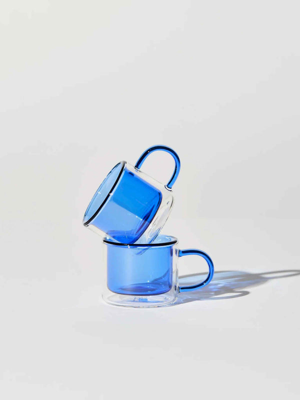 SHORTY ESPRESSO CUP SET IN BLUE