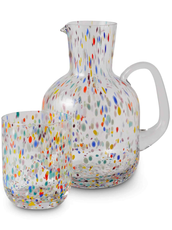 Party Speckle Carafe & Glass