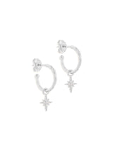STARLIGHT HOOPS - SILVER