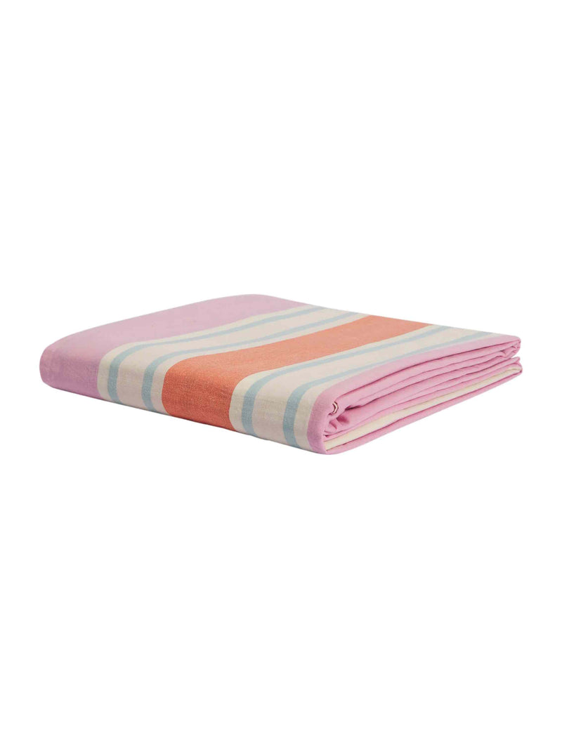 TISHY COTTON FITTED SHEET - DAHLIA