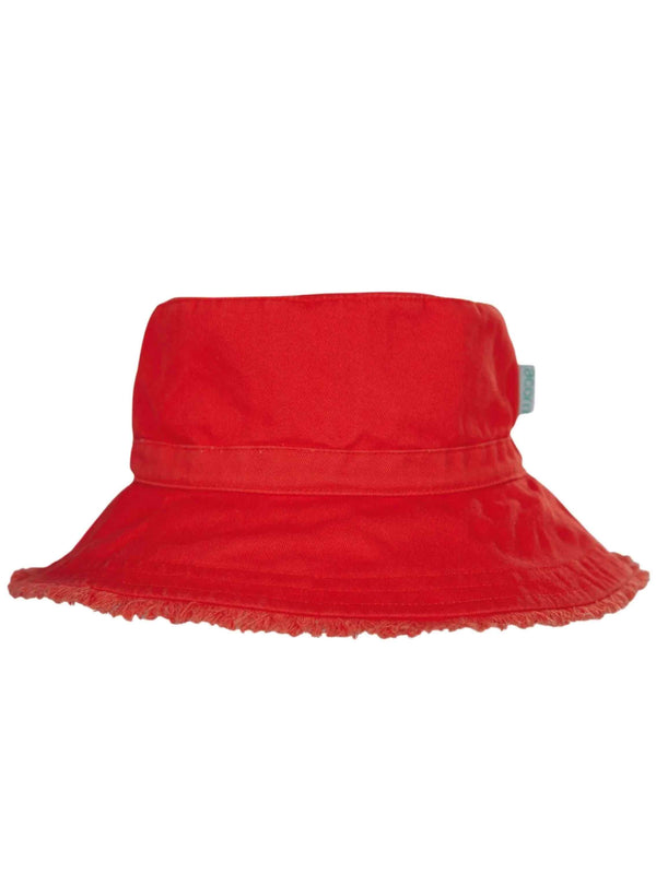 Watermelon Frayed Bucket Hat