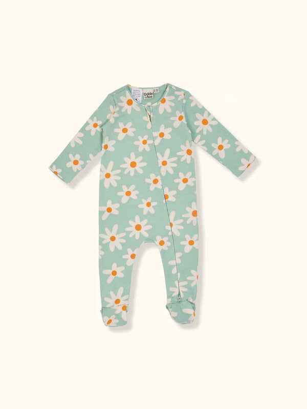 Ditzy Daisy Print Romper