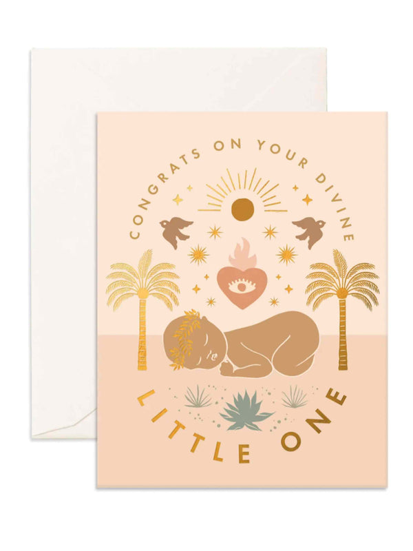 Devine Little One Greeting Card
