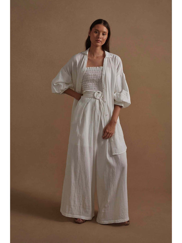 Cotton Gauze Belted Pala