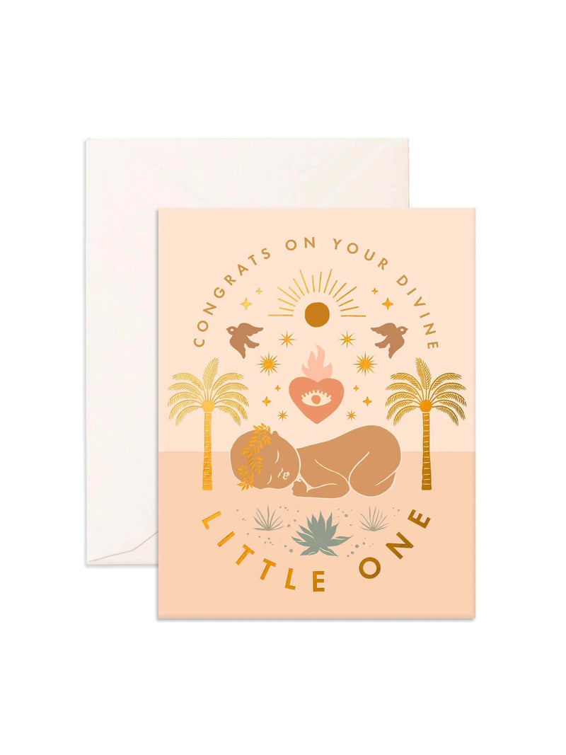 Divine Little One Greeting Card